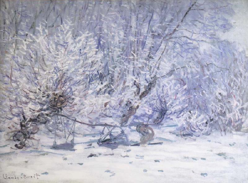 Claude Monet Frost oil painting image